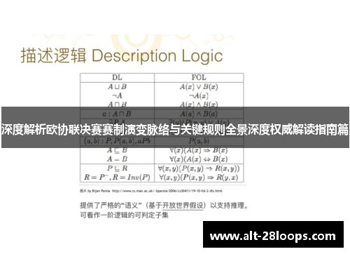 深度解析欧协联决赛赛制演变脉络与关键规则全景深度权威解读指南篇 深度解析欧协联决赛赛制演变脉络与关键规则全景深度权威解读指南篇